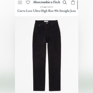 Curve Love 90s Straight Ultra High Rise jeans